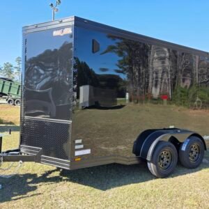 6×12 Enclosed Cargo Trailer – Black | 7' Interior | Ramp Door | Pro Series & Blackout - Image 3