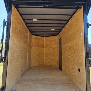 6×12 Enclosed Cargo Trailer – Black | 7' Interior | Ramp Door | Pro Series & Blackout - Image 5