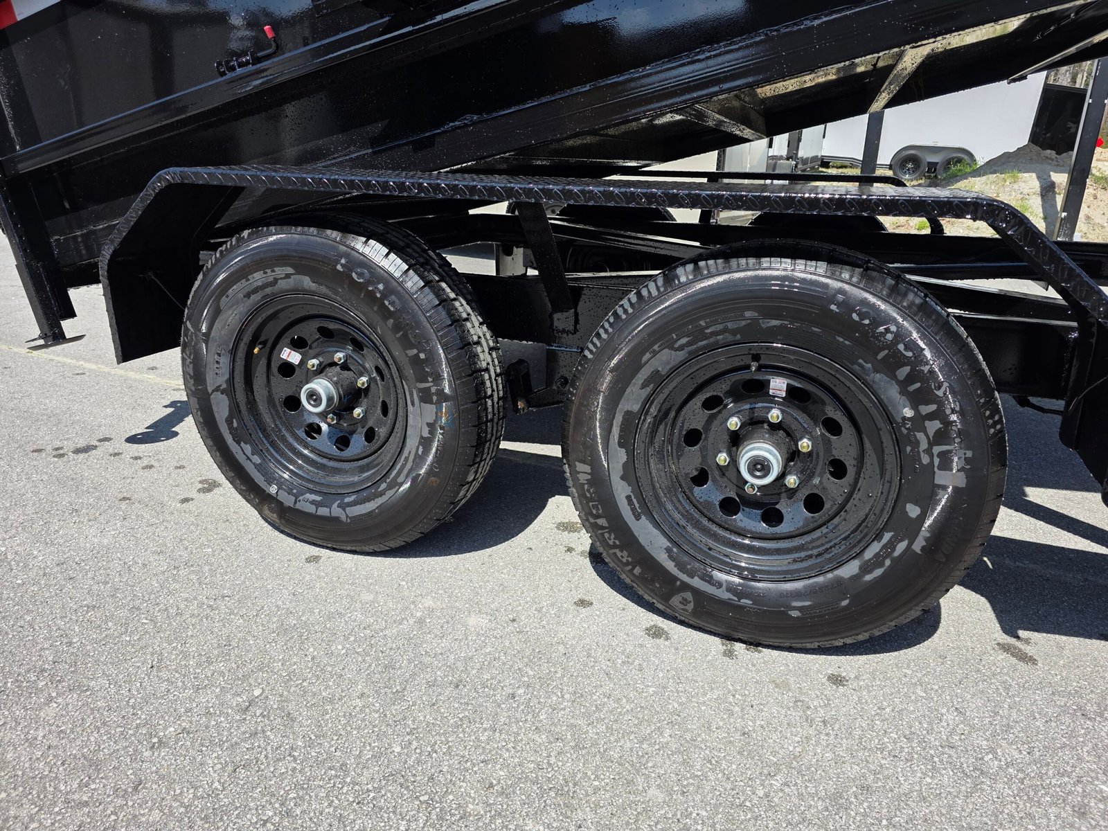 6×12 Dump Trailer for Sale – Black | 2