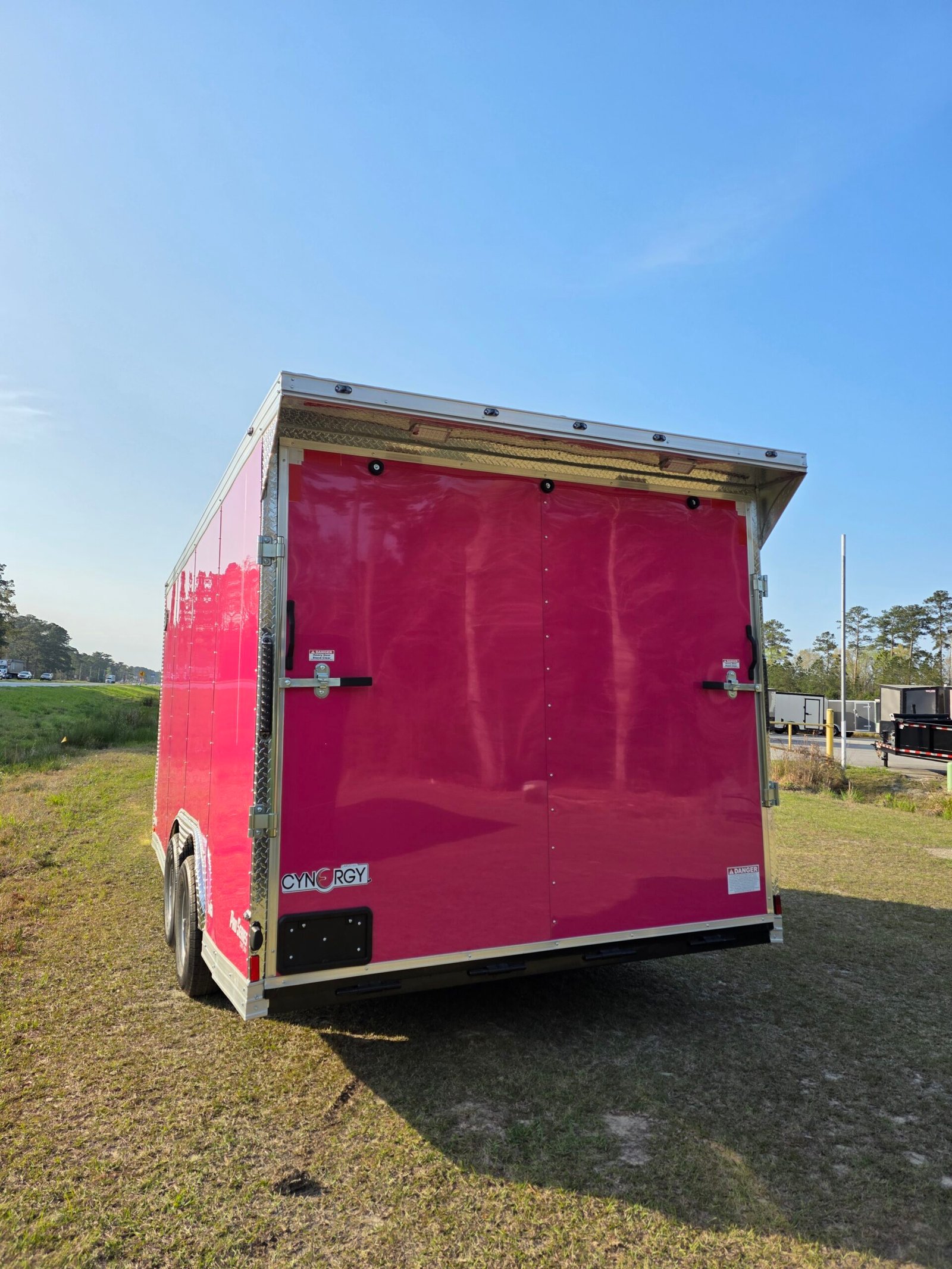 8.5×16 Enclosed Car Hauler for Sale – Pink | 6