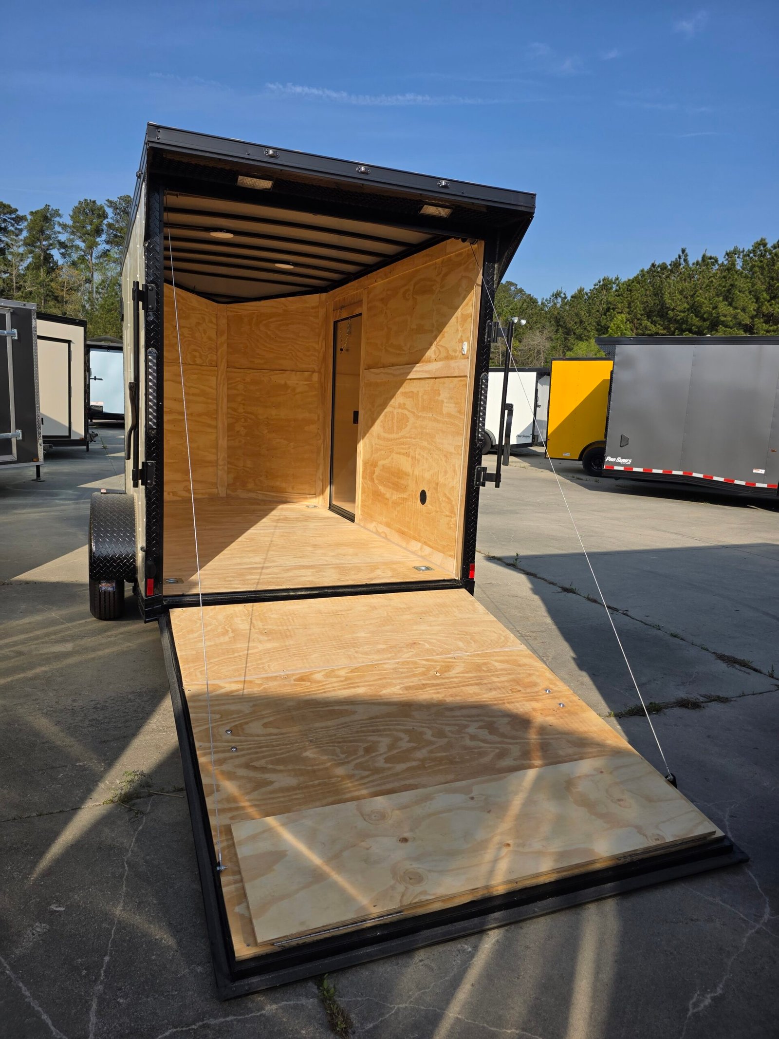 6×10 Cargo Trailer for Sale – Pearl White | 6