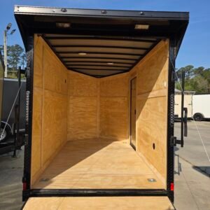 6×10 Cargo Trailer for Sale – Pearl White | 6'9" Interior | 3500 lb Axles | Rear Ramp Door - Image 5