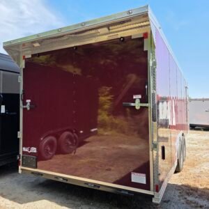 8.5x24 Enclosed Car Hauler – Brandy Wine | Premium Space, Strength & Style - Image 3