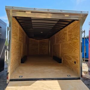 8.5x24 Enclosed Car Hauler – Brandy Wine | Premium Space, Strength & Style - Image 5