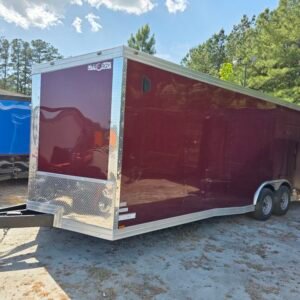 8.5x24 Enclosed Car Hauler – Brandy Wine | Premium Space, Strength & Style - Image 8