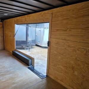 8.5x24 Enclosed Car Hauler – Black | 7' Interior Height | 500 LB Torsion Axles | 9' Mega Escape Door - Image 7