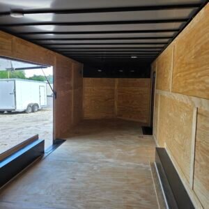 8.5x24 Enclosed Car Hauler – Black | 7' Interior Height | 500 LB Torsion Axles | 9' Mega Escape Door - Image 8