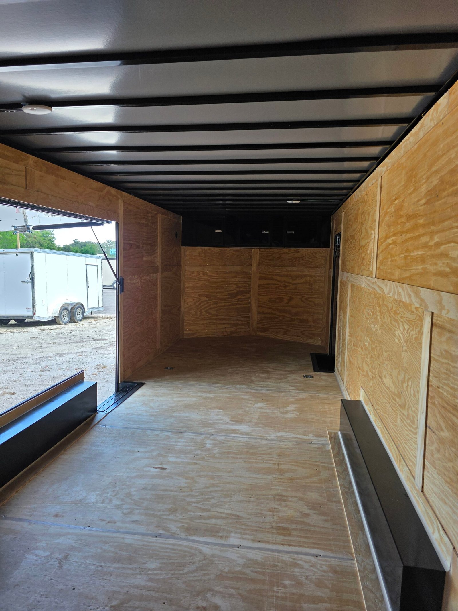 8.5x24 Enclosed Car Hauler – Black | 7