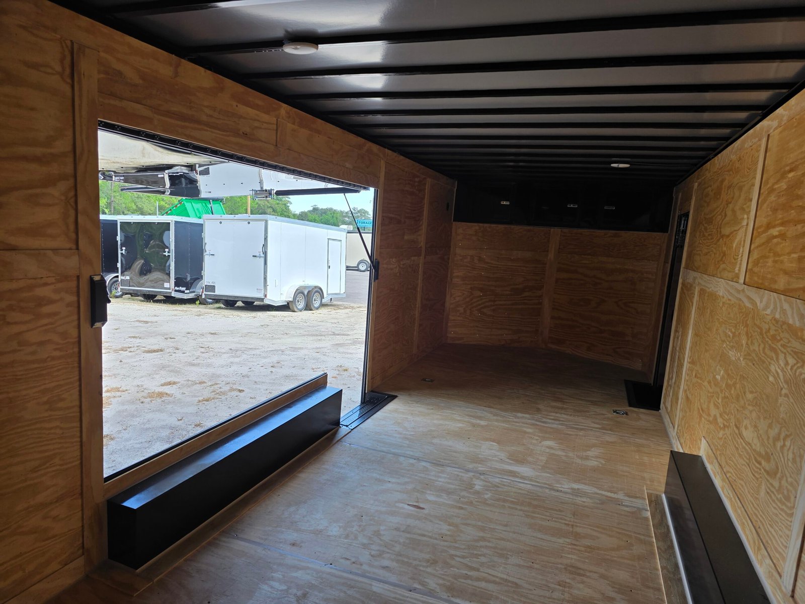 8.5x24 Enclosed Car Hauler – Black | 7