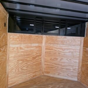 8.5x24 Enclosed Car Hauler – Black | 7' Interior Height | 500 LB Torsion Axles | 9' Mega Escape Door - Image 10