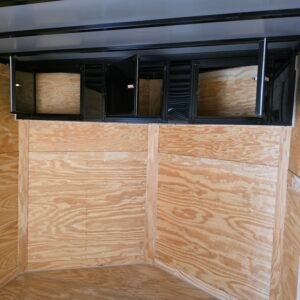 8.5x24 Enclosed Car Hauler – Black | 7' Interior Height | 500 LB Torsion Axles | 9' Mega Escape Door - Image 11