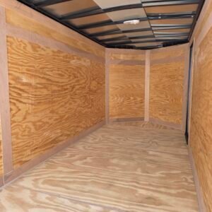 5×10 Cargo Trailer for Sale – Purple | 5' Interior | 2990 lb Axles | Rear Ramp | Compact Utility Trailer - Image 3