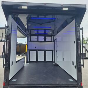 7×14 Enclosed Cargo Trailer – Black | 7' Interior | Escape Door | 30 AMP Electrical | Pro Series & Blackout - Image 5