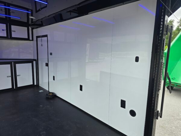 7×14 Enclosed Cargo Trailer – Black | 7' Interior | Escape Door | 30 AMP Electrical | Pro Series & Blackout