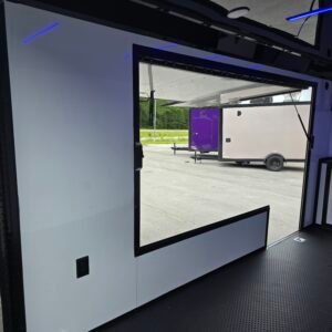 7×14 Enclosed Cargo Trailer – Black | 7' Interior | Escape Door | 30 AMP Electrical | Pro Series & Blackout - Image 7