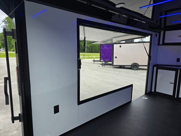 7×14 Enclosed Cargo Trailer – Black | 7' Interior | Escape Door | 30 AMP Electrical | Pro Series & Blackout