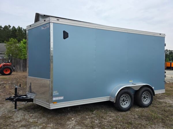 7×14 Concession Trailer – Blue Metallic | 3×6 Serving Window | Pro Series | 7' Interior