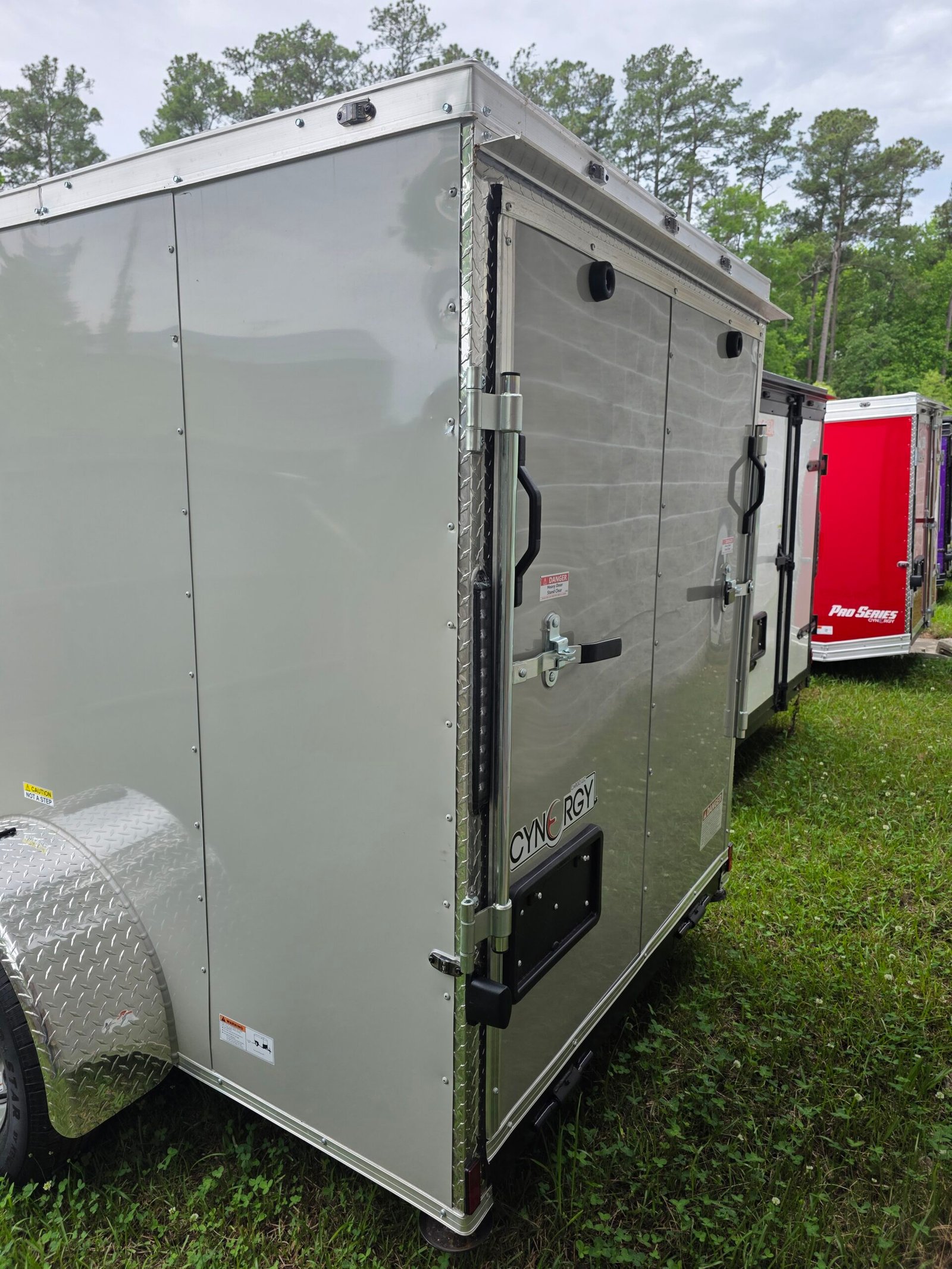5×10 Enclosed Cargo Trailer – Dove Gray | Ramp Door | 5