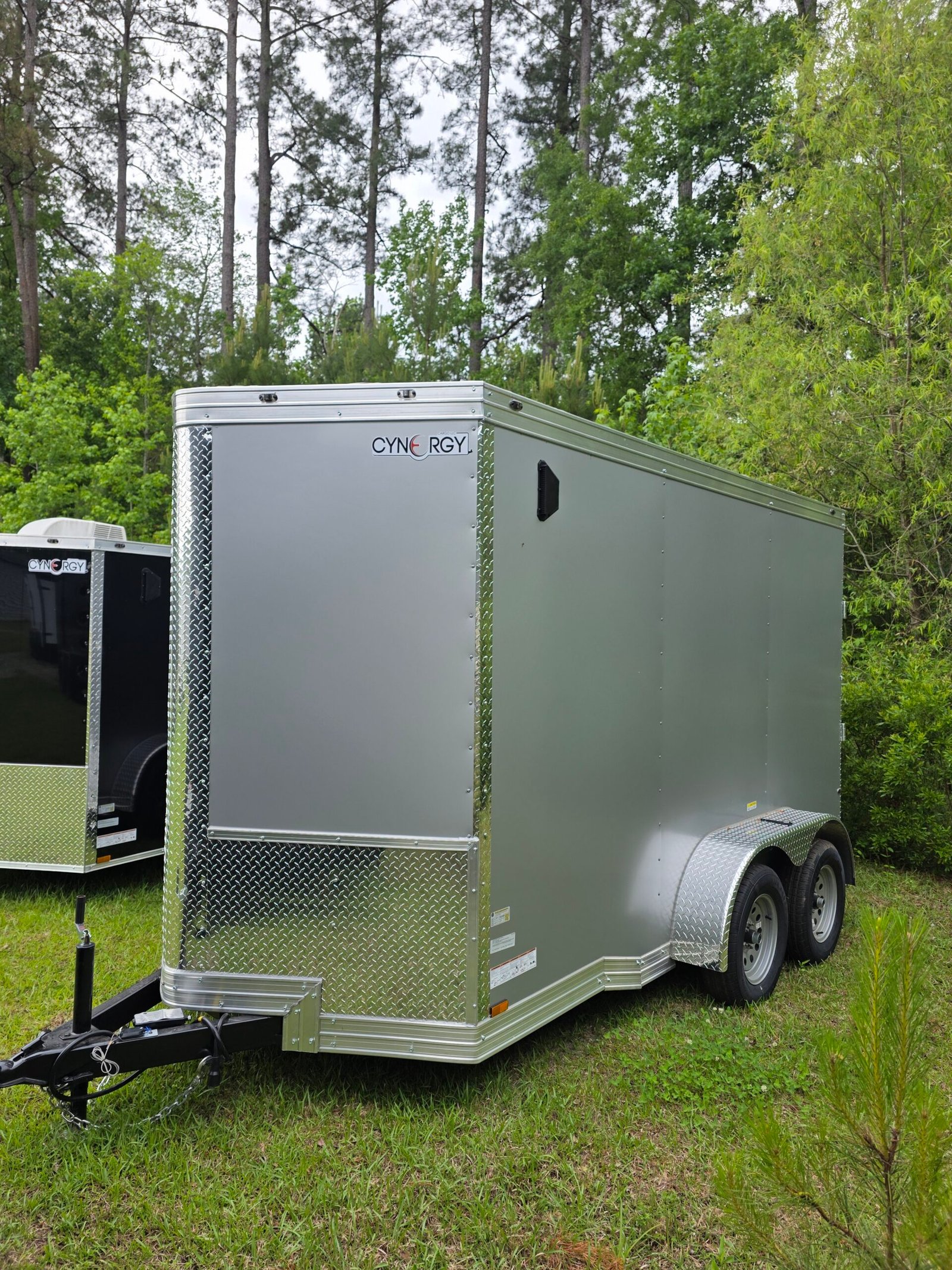 6×12 Enclosed Cargo Trailer – Silver | 7