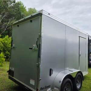 6×12 Enclosed Cargo Trailer – Silver | 7' Interior | Ramp Door | Pro Series - Image 3
