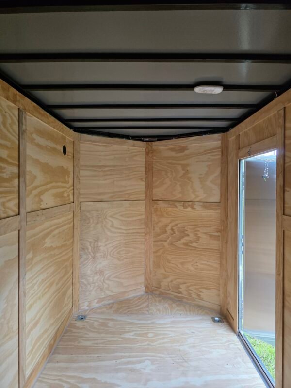 6×12 Enclosed Cargo Trailer – Silver | 7' Interior | Ramp Door | Pro Series