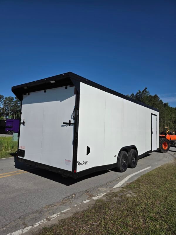 8.5×24 Car Hauler Trailer – Black | Ramp Door | 6'6" Interior | 3500 lb Axles