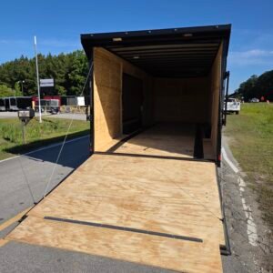 8.5×24 Car Hauler Trailer – Black | Ramp Door | 6'6" Interior | 3500 lb Axles - Image 9