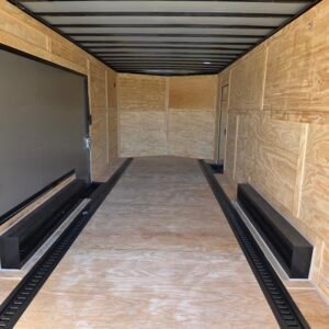 8.5×24 Car Hauler Trailer – Black | Ramp Door | 6'6" Interior | 3500 lb Axles - Image 8