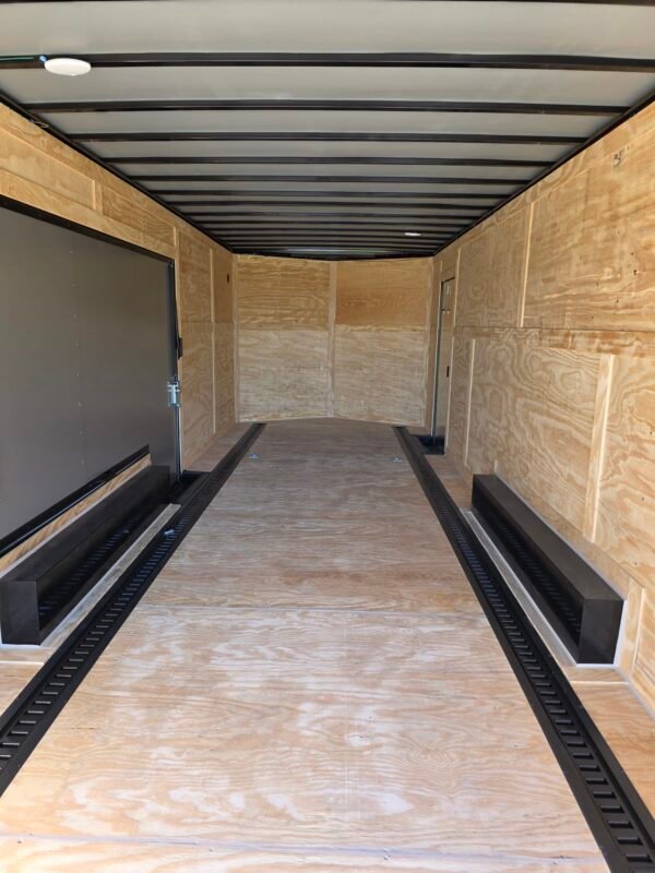 8.5×24 Car Hauler Trailer – Black | Ramp Door | 6'6" Interior | 3500 lb Axles