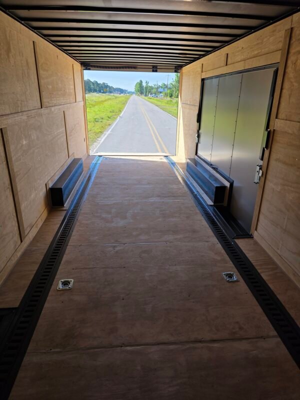 8.5×24 Car Hauler Trailer – Black | Ramp Door | 6'6" Interior | 3500 lb Axles