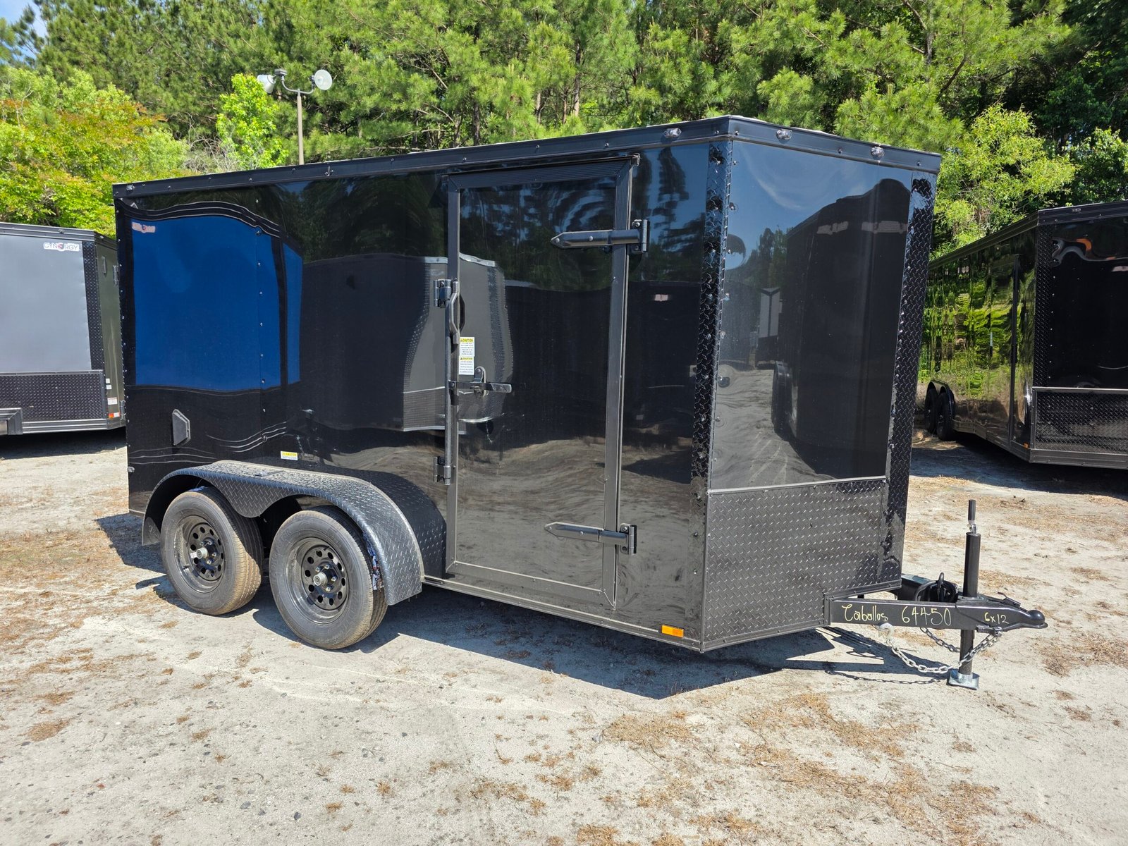 6×12 Cargo Trailer for Sale – Black | 6