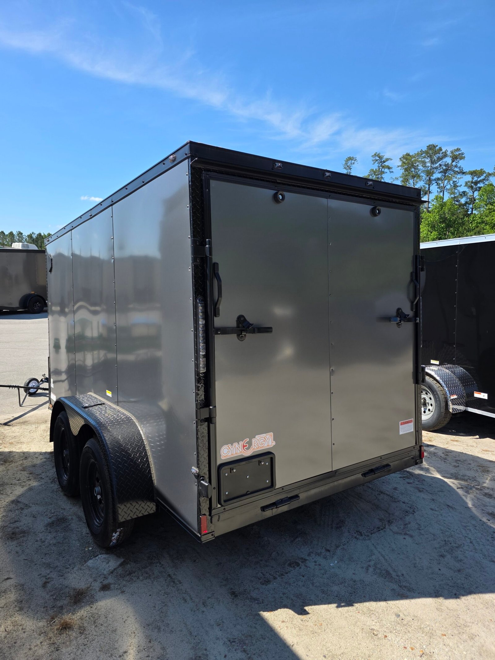 6×12 Cargo Trailer for Sale – Charcoal Gray | 6
