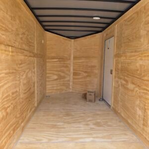 6×12 Enclosed Cargo Trailer – White | 6'9" Interior | Ramp Door | 3500 lb Axles - Image 7