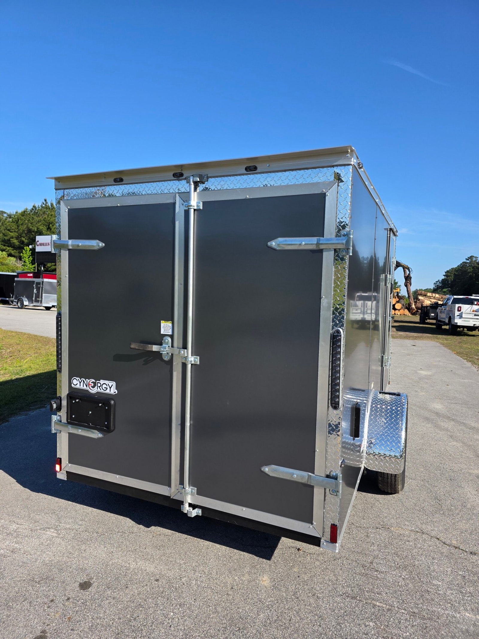 6×12 Cargo Trailer for Sale – Charcoal Gray | 6