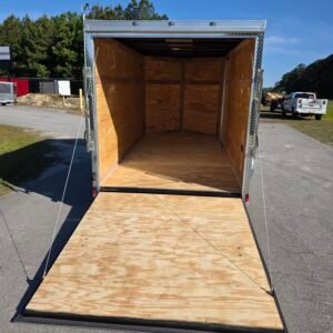 6×12 Enclosed Cargo Trailer – Black | Ramp Door | 3500 lb Axles | 6' Interior - Image 4