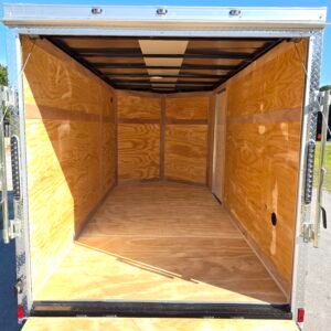 6×12 Enclosed Cargo Trailer – Black | Ramp Door | 3500 lb Axles | 6' Interior - Image 5