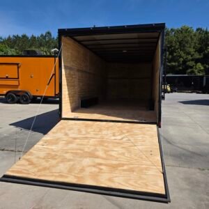 8.5×20 Car Hauler Trailer – White | 7' Interior | Ramp Door | 3500 lb Axles - Image 5