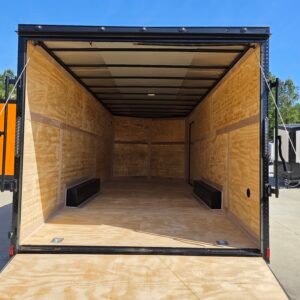 8.5×20 Car Hauler Trailer – White | 7' Interior | Ramp Door | 3500 lb Axles - Image 6