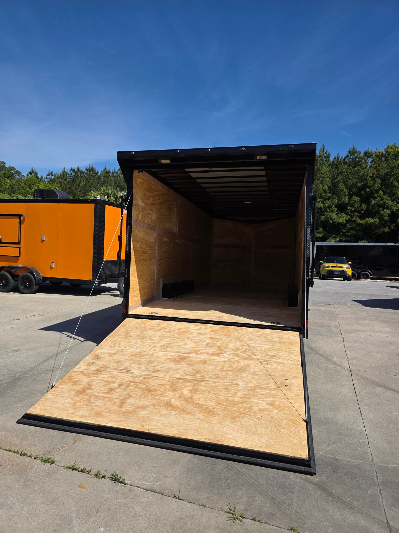 8.5×20 Enclosed Car Hauler for Sale – Red | 7
