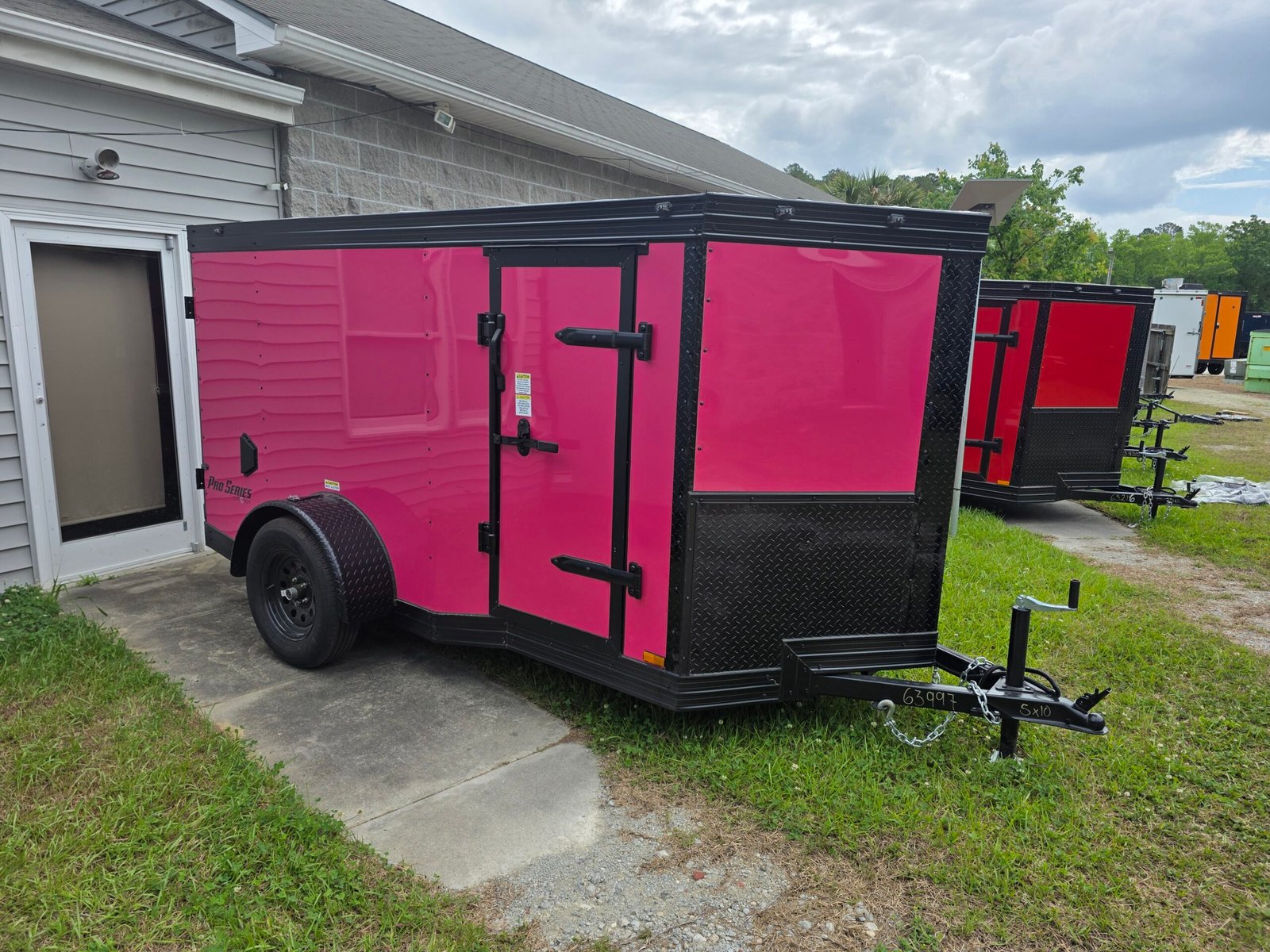 5×10 Cargo Trailer for Sale – Pink | 5