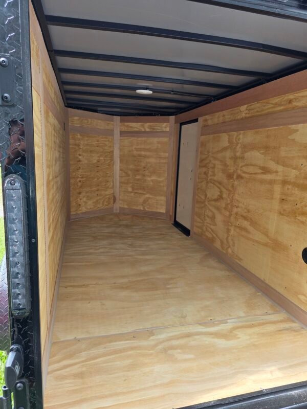 5×10 Cargo Trailer for Sale – Pink | 5' Interior | 2990 lb Axles | Side Door | Compact Utility Trailer
