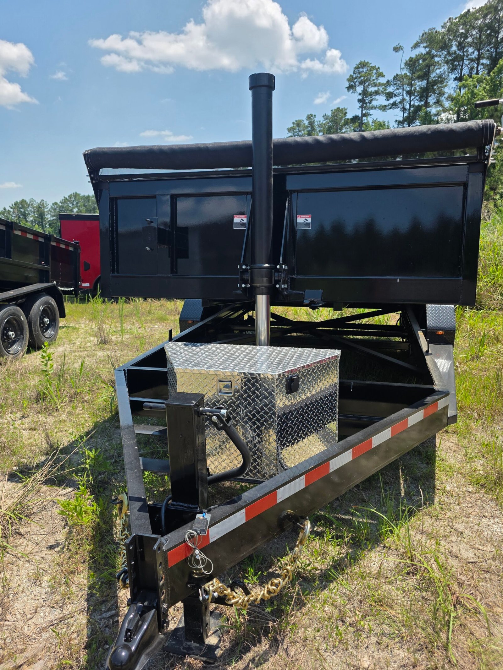 7×14 Dump Trailer for Sale – Black | 2