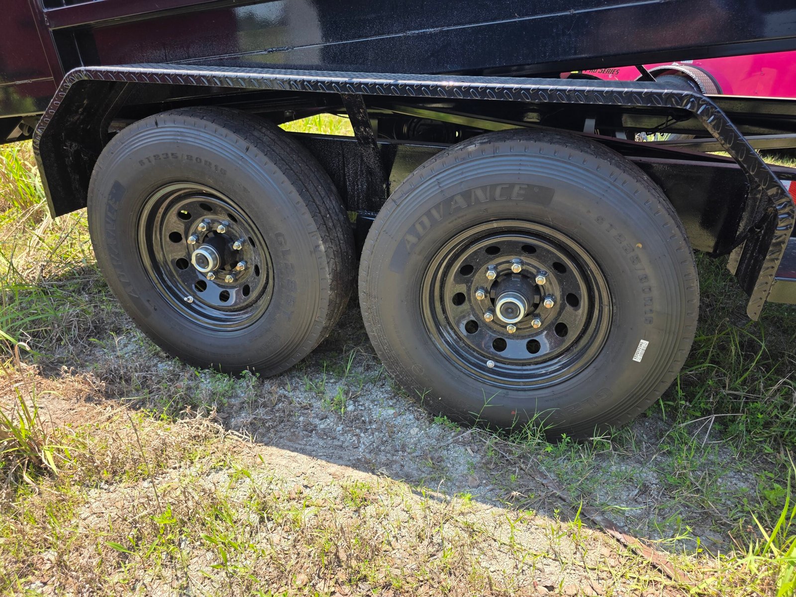 7×14 Dump Trailer for Sale – Black | 2