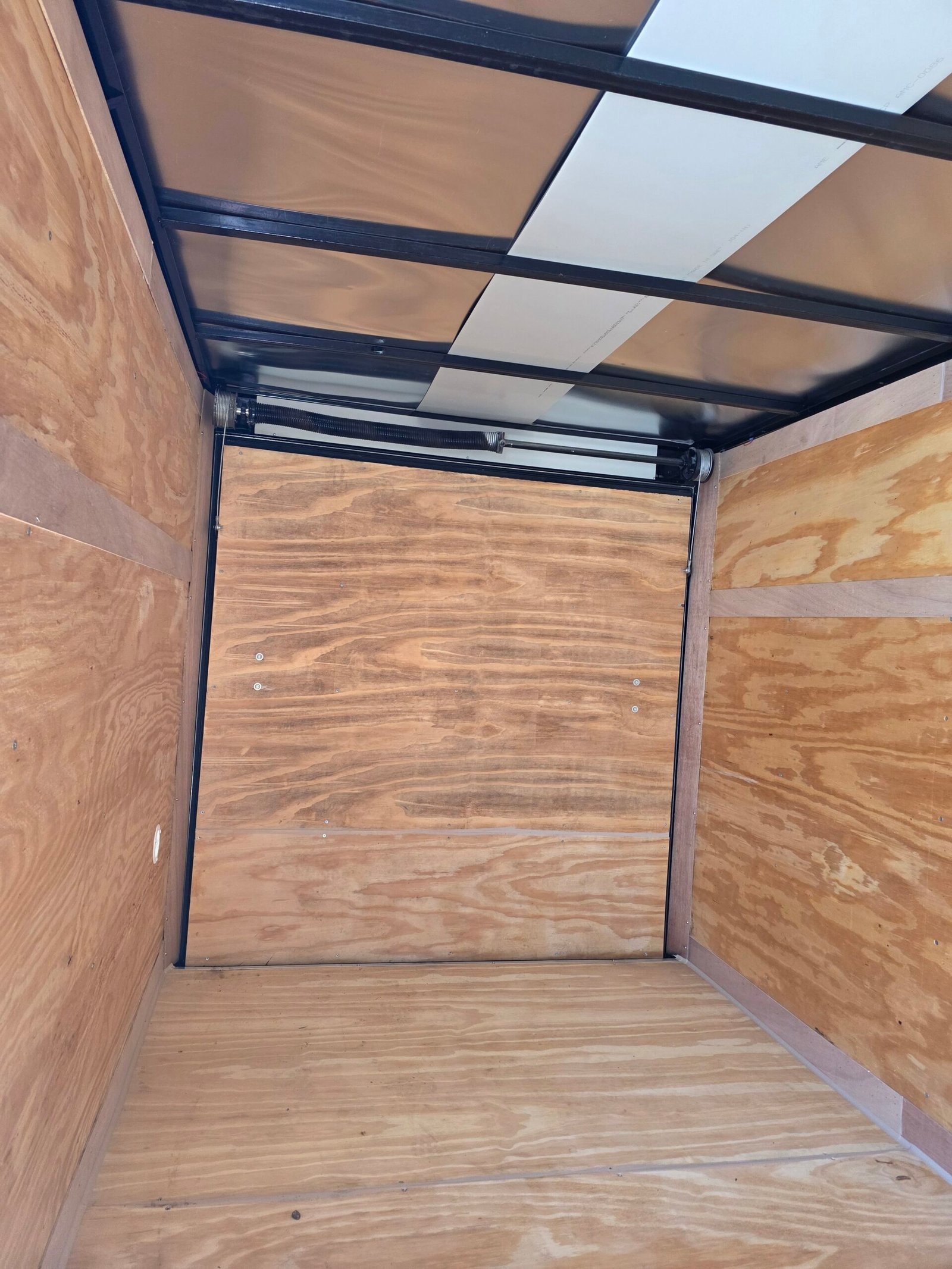 6×12 White Cargo Trailer | Rear Ramp Door | 3500 lb Axles | 6