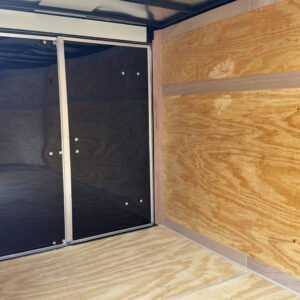 6×12 Black Cargo Trailer | Rear Ramp Door | 3500 lb Axles | 6' Interior - Image 5