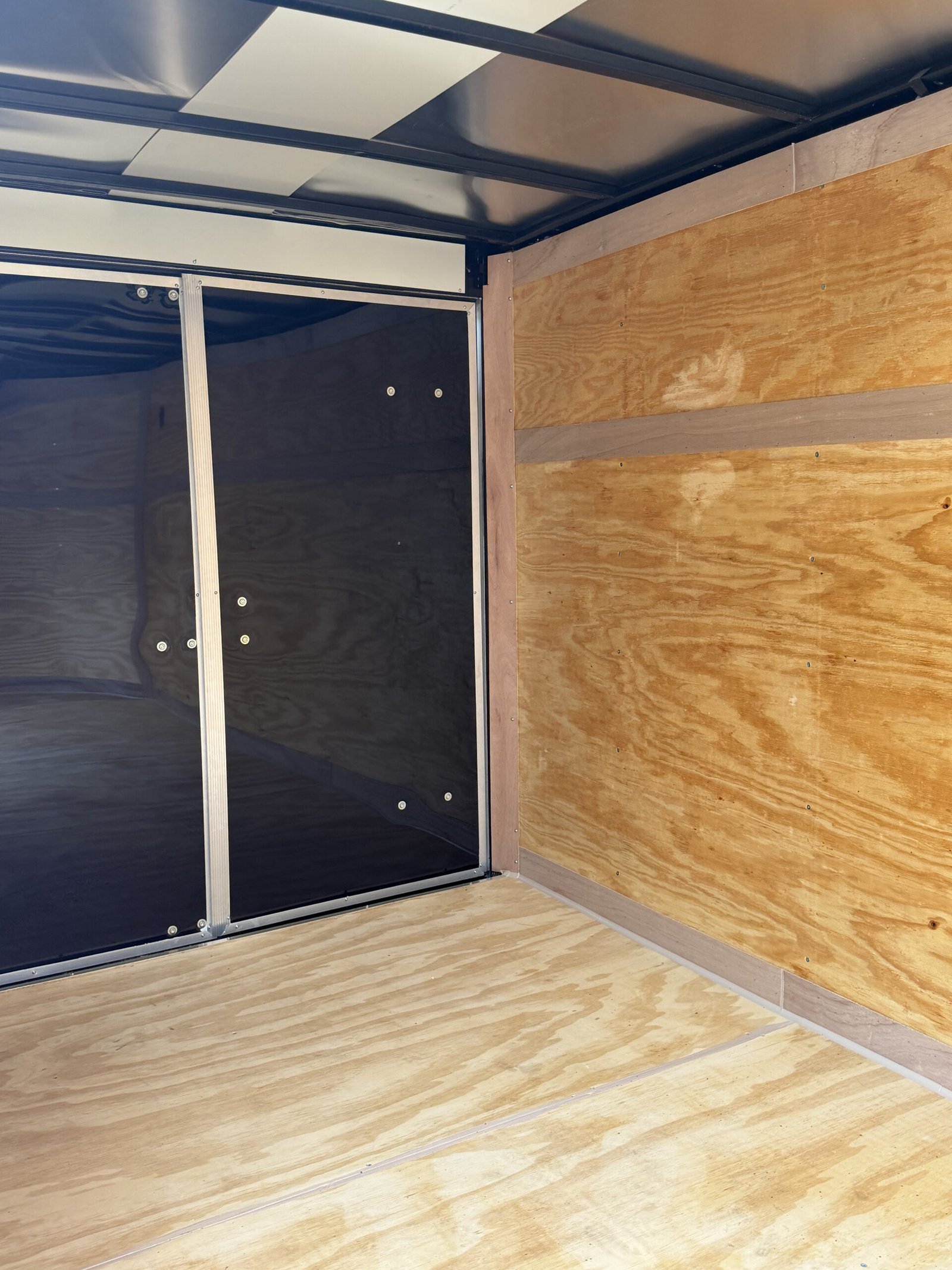 6×12 Black Cargo Trailer | Rear Ramp Door | 3500 lb Axles | 6