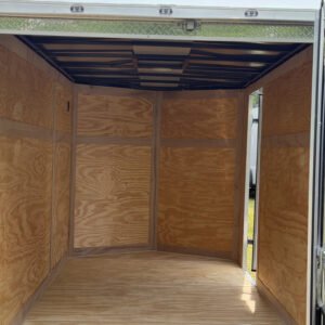 6×12 Black Cargo Trailer | Rear Ramp Door | 3500 lb Axles | 6' Interior - Image 6