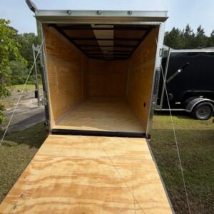 6×12 Charcoal Gray Cargo Trailer | Rear Ramp Door | 6' Interior | 3500 lb Axles - Image 4