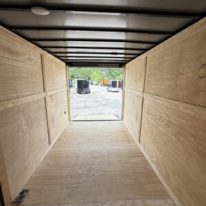 7×14 Enclosed Cargo Trailer for Sale – Black | 7' Interior | 4 D-Rings | 3500 lb Axles - Image 5