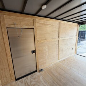 7×14 Enclosed Cargo Trailer for Sale – Black | 7' Interior | 4 D-Rings | 3500 lb Axles - Image 6